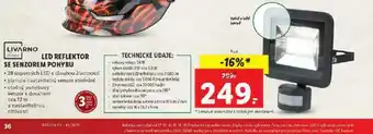 Lidl Led reflektor se senzorem pohybu nabídka
