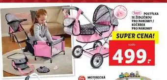 Lidl Postýlka se židličkou pro panenky nabídka