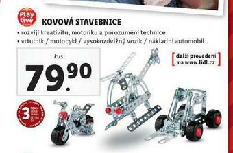 Lidl Kovová stavebnice nabídka