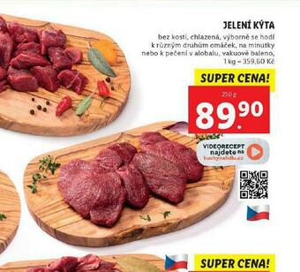Lidl Jelení kýta nabídka