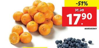 Lidl Mandarinky nabídka