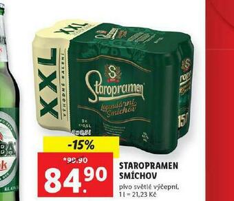 Lidl Pivo staropramen smíchov nabídka