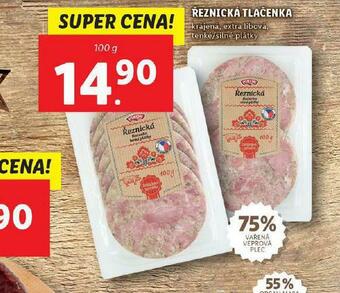 Lidl Řeznická tlačenka nabídka