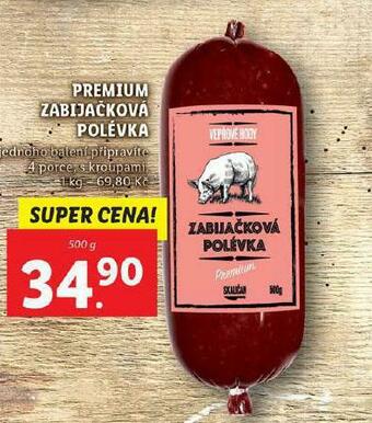 Lidl Premium zabijačková polévka nabídka