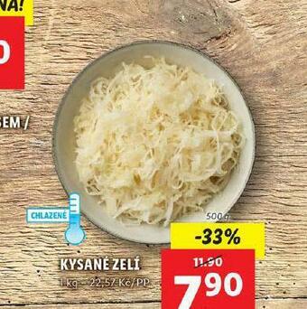 Lidl Kysané zelí nabídka