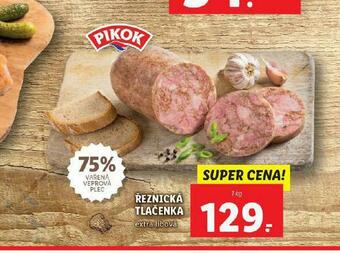 Lidl Řeznická tlačenka nabídka