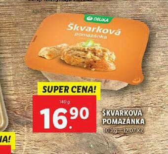 Lidl Škvarková pomazánka nabídka