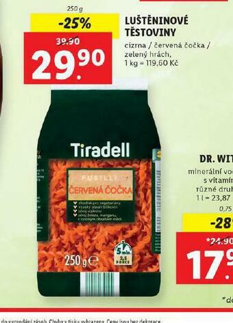 Lidl Luštěninové těstoviny nabídka