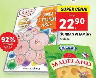 Lidl Šunka s vitamíny nabídka