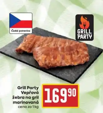 Billa Grill Party Vepřová žebra na gril marinovaná nabídka