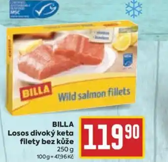 Billa BILLA Losos divoký keta filety bez kůže nabídka