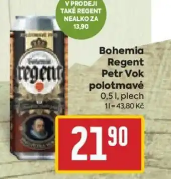 Billa Bohemia Regent Petr Vok polotmavé 0,5L nabídka