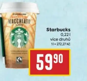 Billa Starbucks 0,22L nabídka