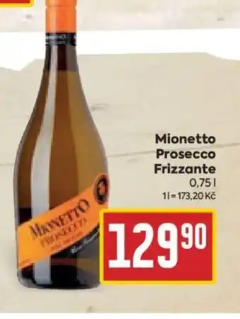 Billa Mionetto Prosecco Frizzante 0.75L nabídka