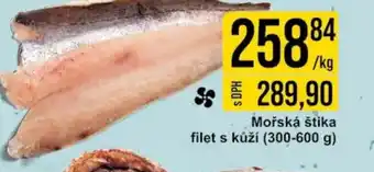Jip Mořská štika filet s kůží (300-600 g) nabídka