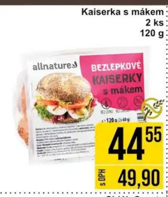 Jip Kaiserka s mákem 2 ks 120 g nabídka