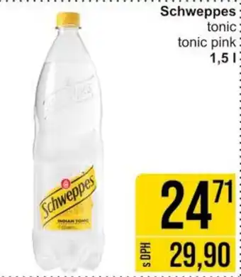 Jip Schweppes tonic nabídka