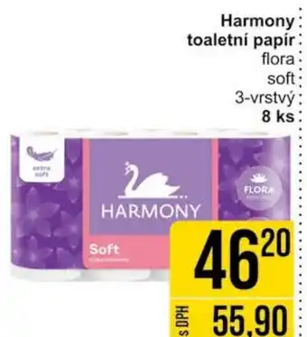 Jip Harmony toaletní papír nabídka
