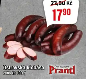 TEMPO Ostravská klobása nabídka