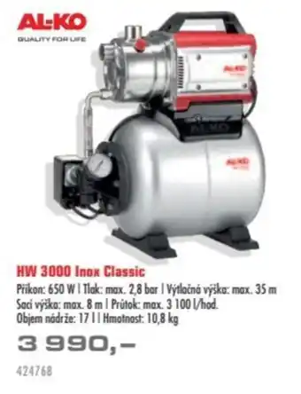 Uni Hobby HW 3000 Inox Classic nabídka