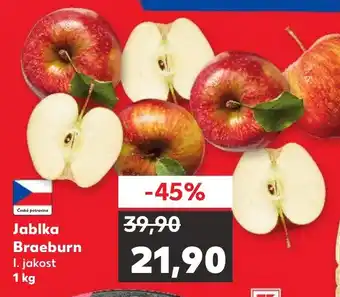 Kaufland Jablka Braeburn nabídka