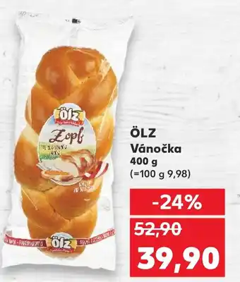 Kaufland ÖLZ Vánočka 400 g nabídka