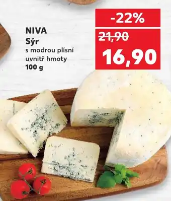 Kaufland NIVA Sýr nabídka