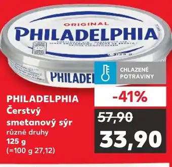 Kaufland PHILADELPHIA Čerstvý smetanový sýr nabídka