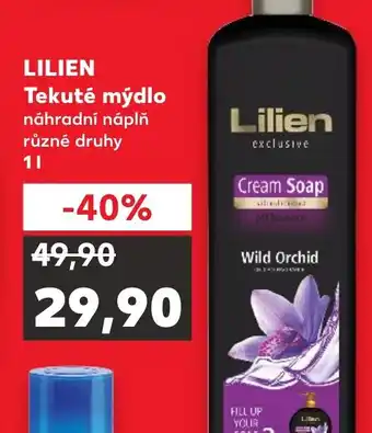 Kaufland LILIEN Tekuté mýdlo nabídka