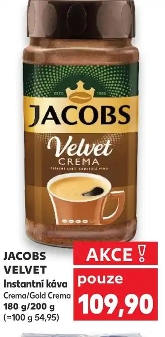 Kaufland JACOBS VELVET Instantní káva nabídka