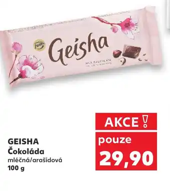 Kaufland GEISHA Čokoláda nabídka