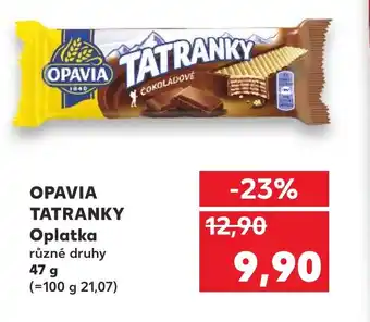 Kaufland OPAVIA TATRANKY Oplatka nabídka