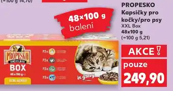 Kaufland PROPESKO Kapsičky pro kočky/pro psy nabídka