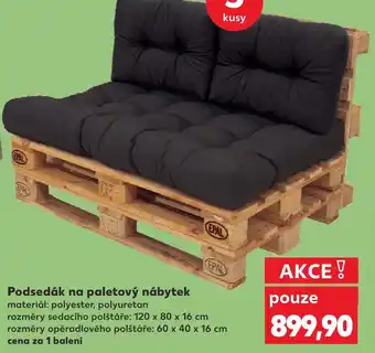 Kaufland Podsedák na paletový nábytek nabídka