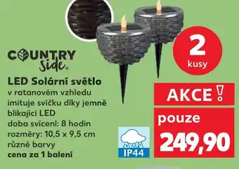 Kaufland LED Solární světlo nabídka