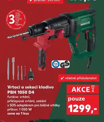 Kaufland Vrtací a sekací kladivo PBH 1050 D4 nabídka