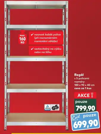 Kaufland Regál nabídka