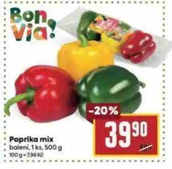 Billa Paprika mix nabídka