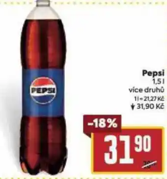 Billa Pepsi 1,5L nabídka