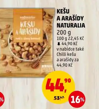 Penny Market KEŠU A ARAŠÍDY NATURALIA nabídka