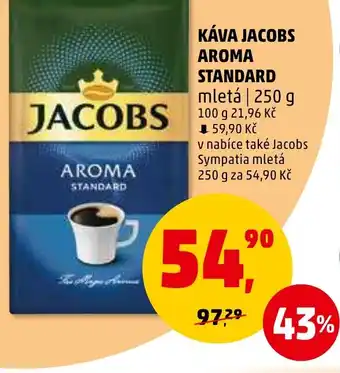 Penny Market KÁVA JACOBS AROMA STANDARD nabídka