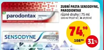 Penny Market ZUBNÍ PASTA SENSODYNE, PARODONTAX nabídka