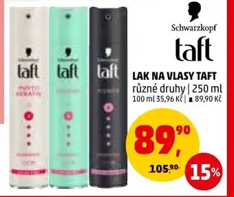 Penny Market LAK NA VLASY TAFT nabídka