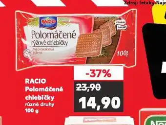 Kaufland Racio polomáčené chlebíčky nabídka