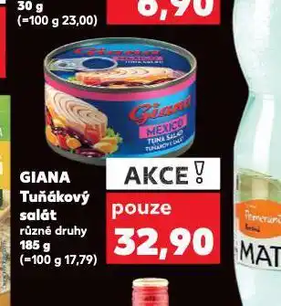 Kaufland Giana tuňákový salát nabídka