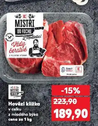 Kaufland Hovězí kližka nabídka