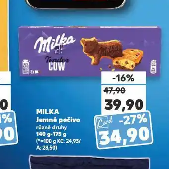 Kaufland Milka jemné pečivo nabídka