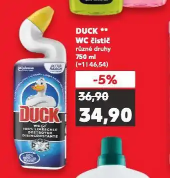 Kaufland Duck wc čistič nabídka