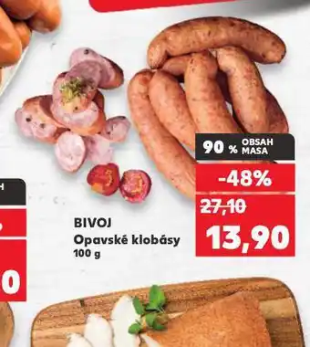 Kaufland Opavské klobásy nabídka