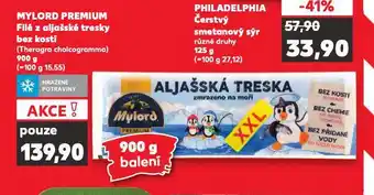 Kaufland Mylord premium filé z aljašské tresky bez kostí nabídka